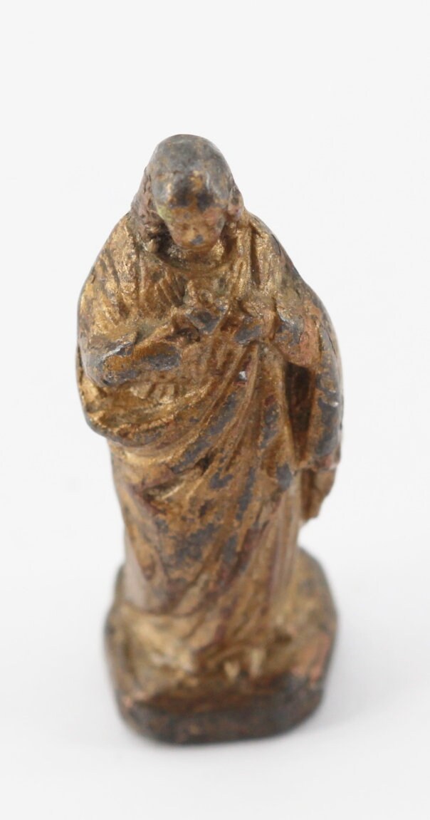 Ancienne Petite Statue de Jésus Christ