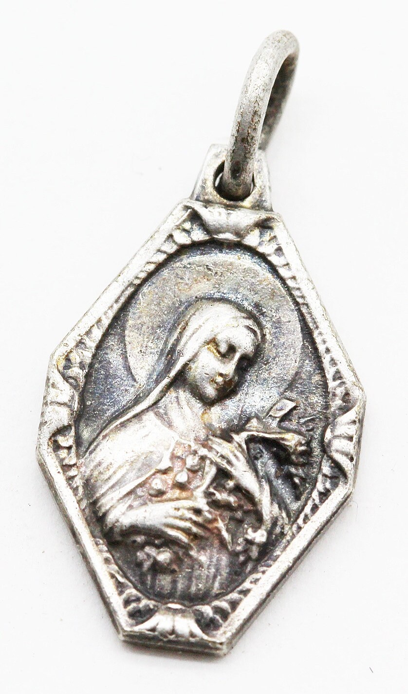 Rare Ancienne Médaille Religieuse Sainte Thérèse
