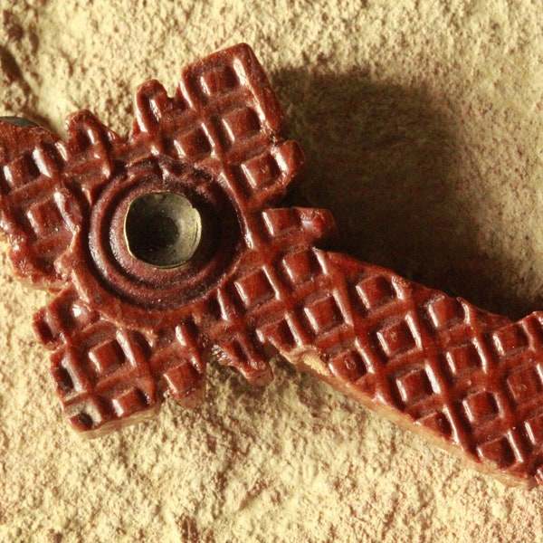 vintage carved cross stanhope