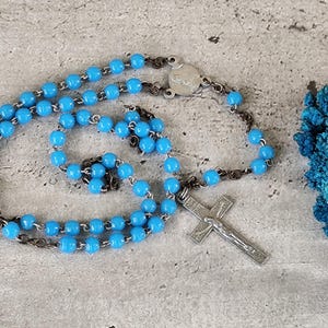 Vintage french antique rosary