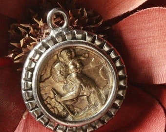 Rare médaille Saint Christophe