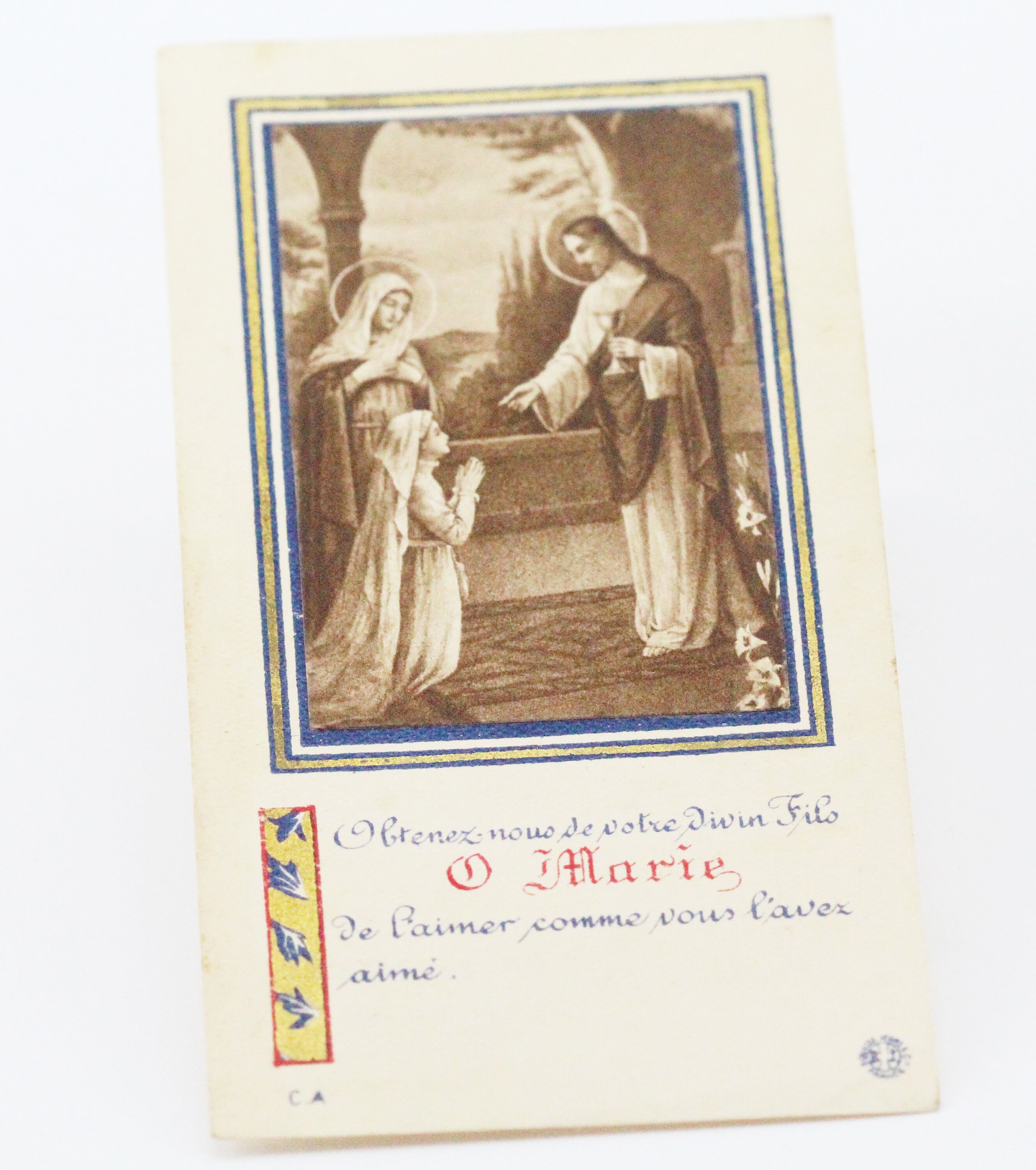 Ancienne Image Pieuse