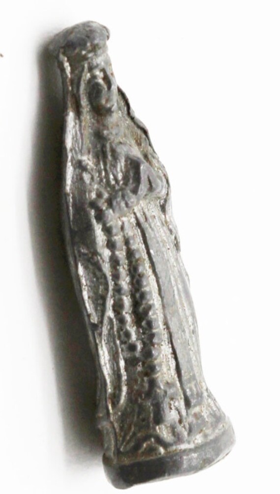 Ancienne Petite Statuette Vierge Marie