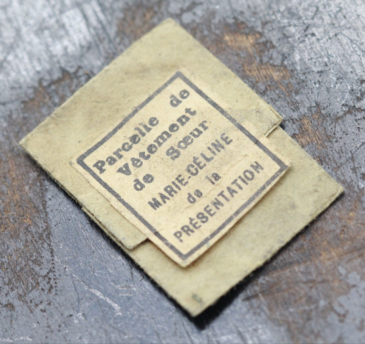 Rare Relique de Soeur Marie Celine La Presentation