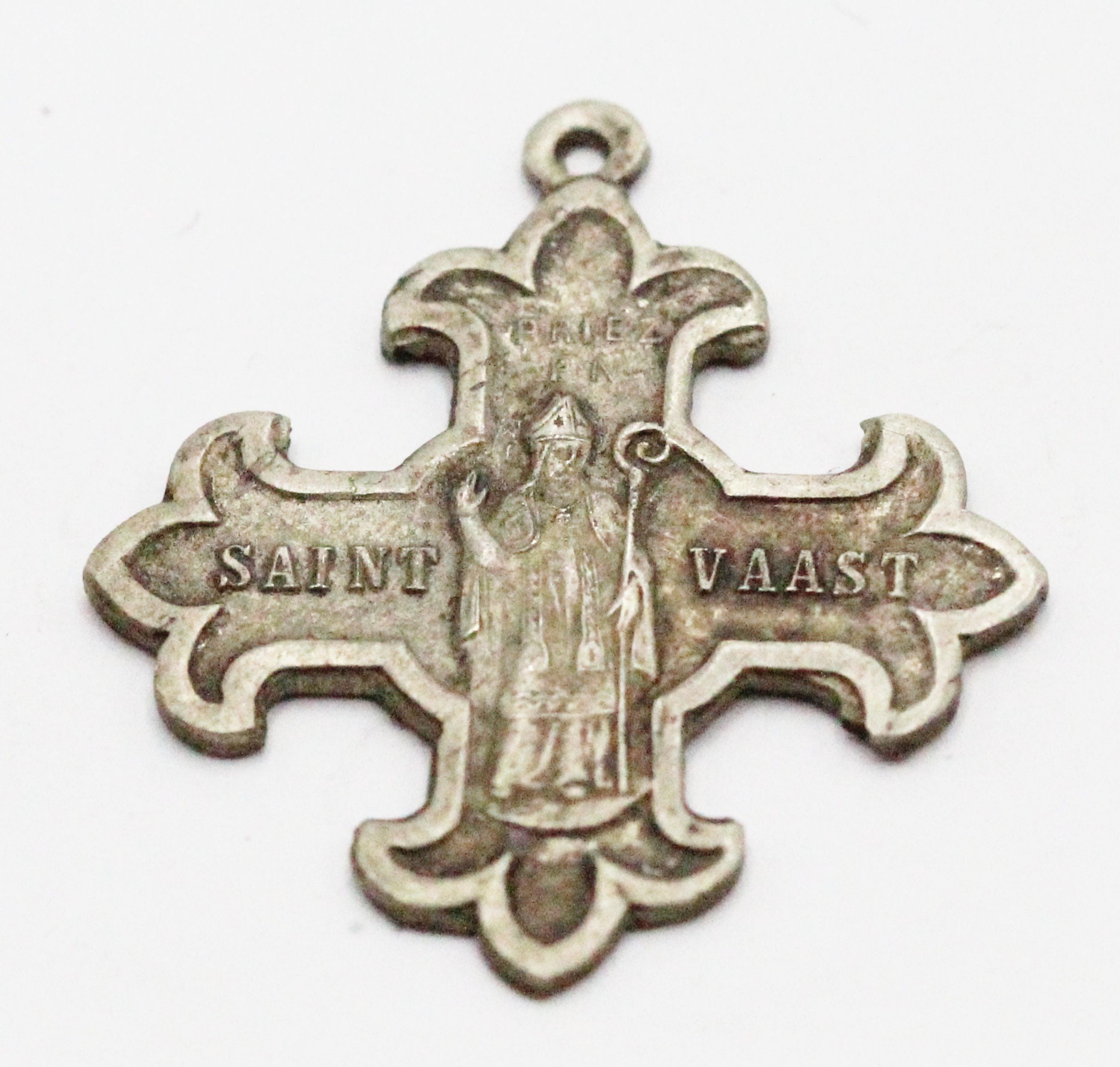 Rare Croix Pectorale Saint Vaast