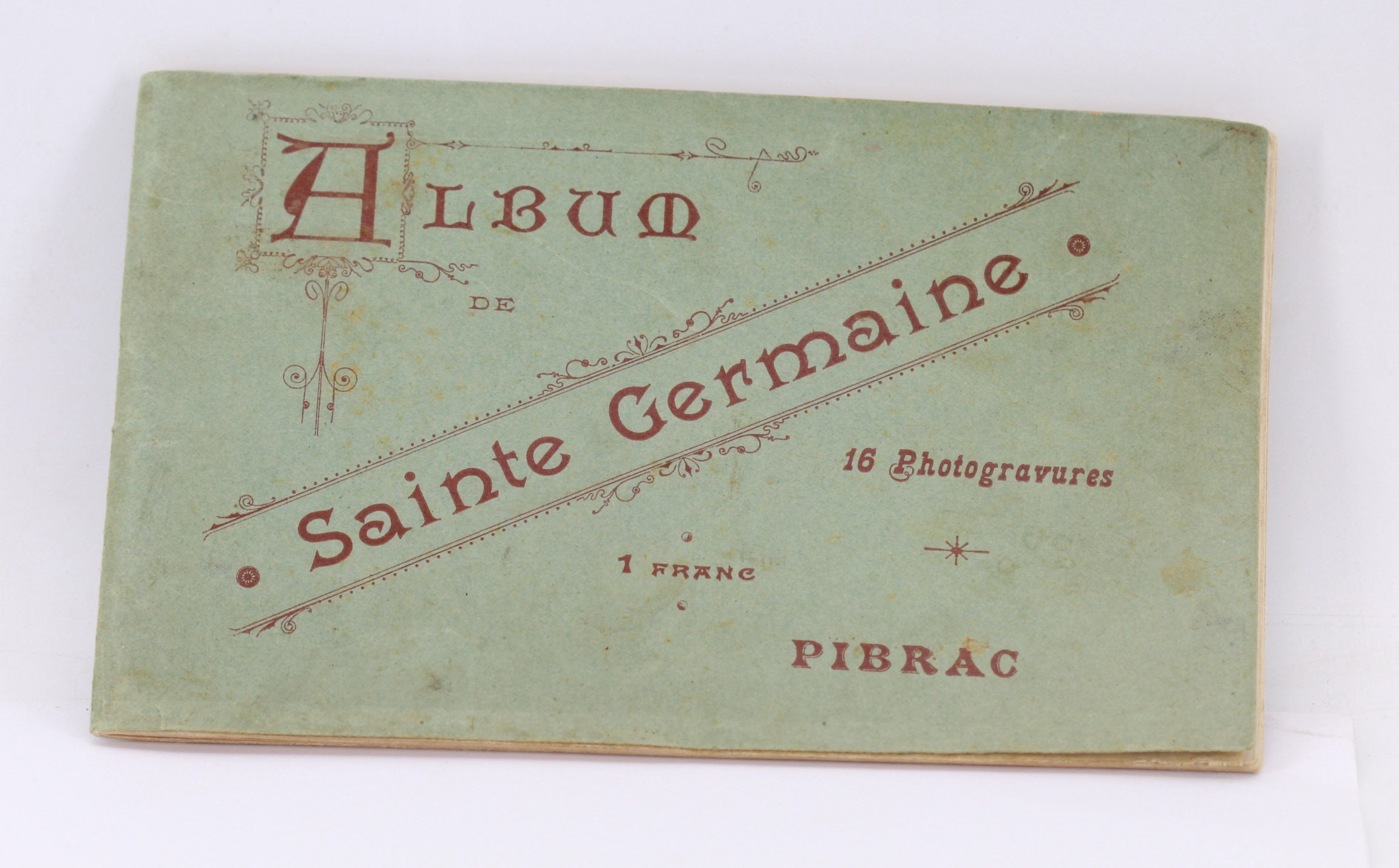 Rare Ancien Album Sainte Germaine Photogravure
