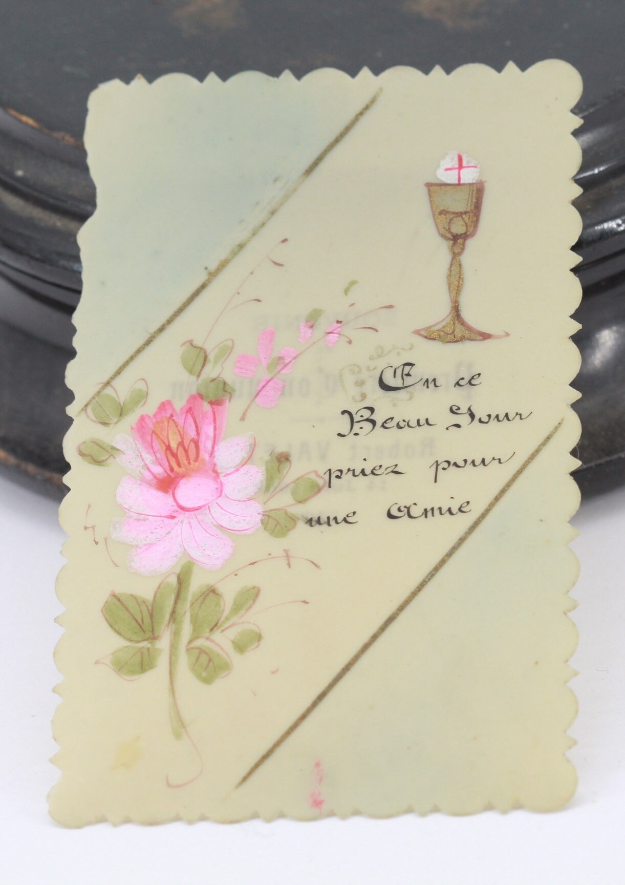 Rare Image Pieuse de Première Communion