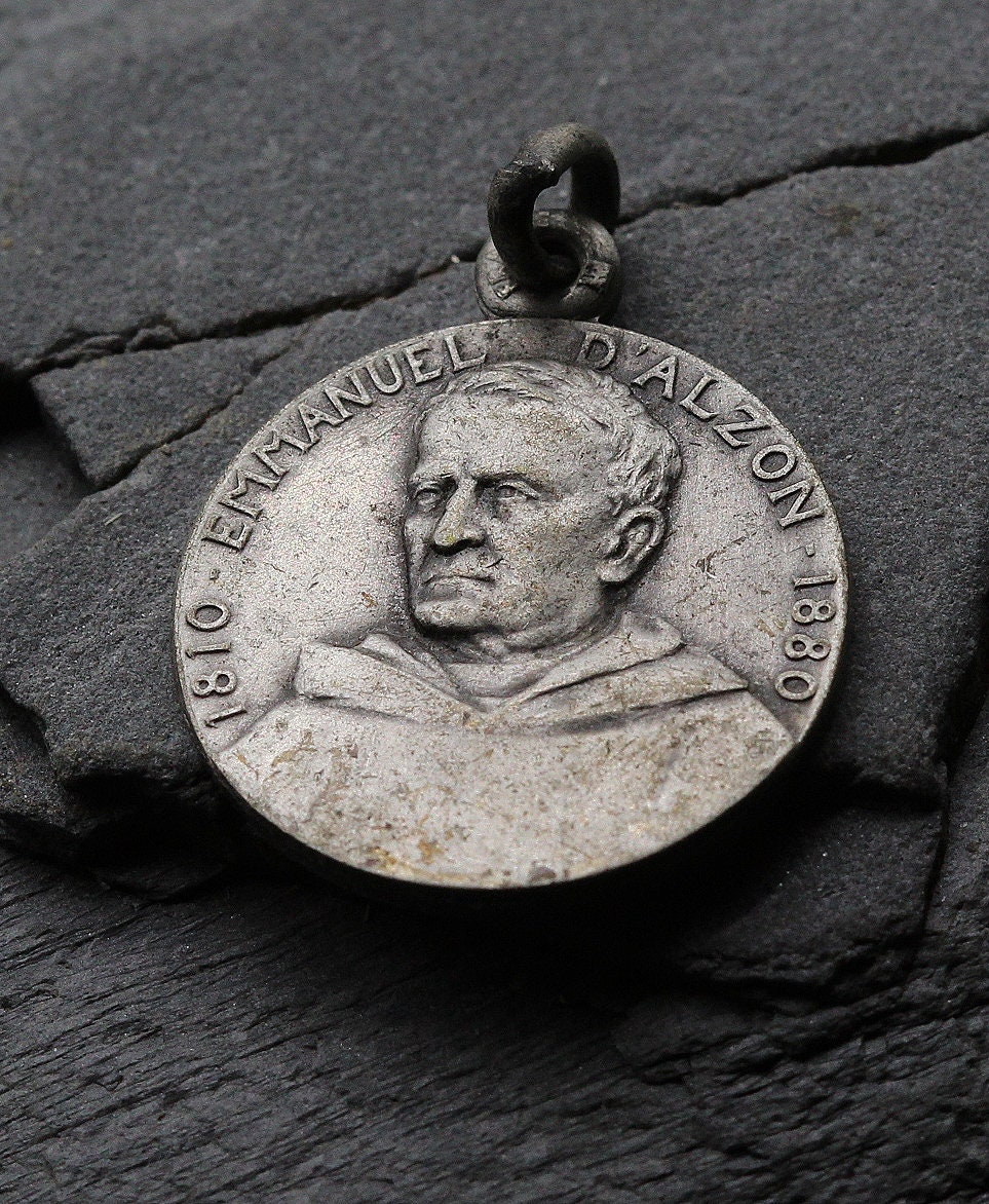 Rare Ancienne Médaille Religieuse Emmanuel d'alzon