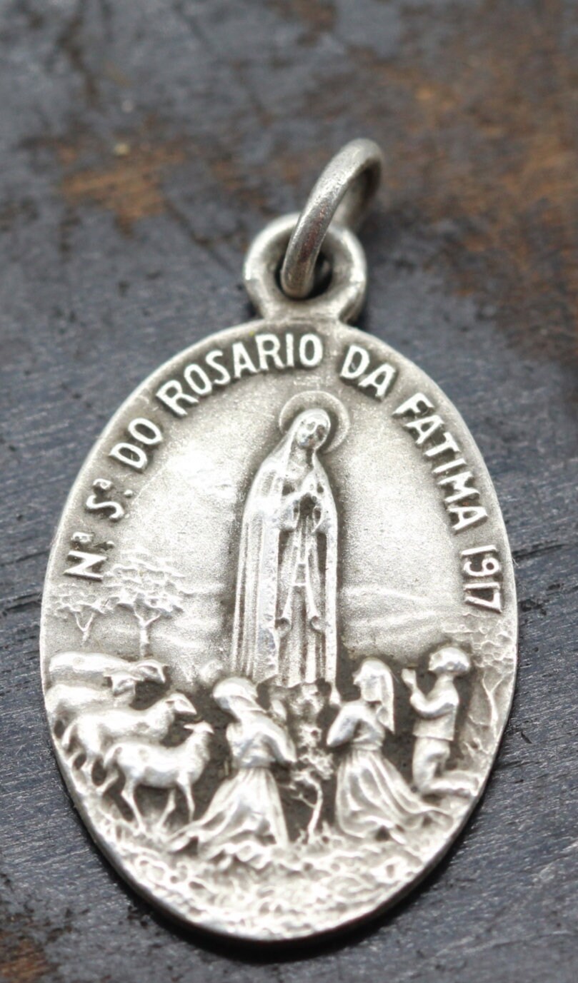 Rare Médaille Religieuse Sainte Fatima