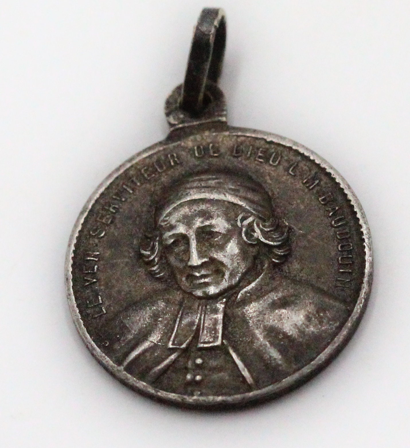 Rare Médaille Du Prêtre Louis-Marie Baudouin