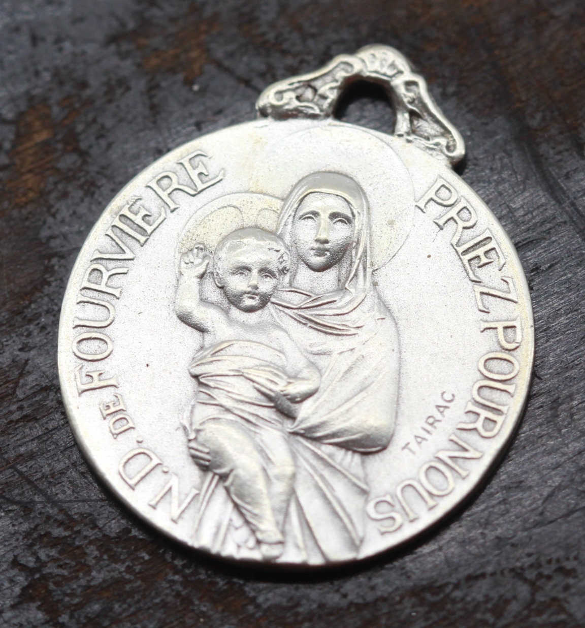 Rare Médaille Notre Dame de La Fourvière Par Tairac