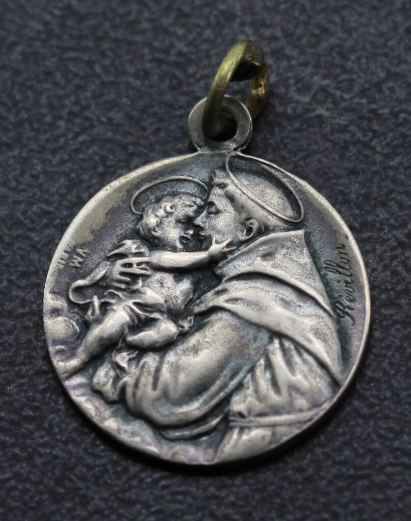 Rare Médaille Saint Antoine de Padoue Signée Revillon