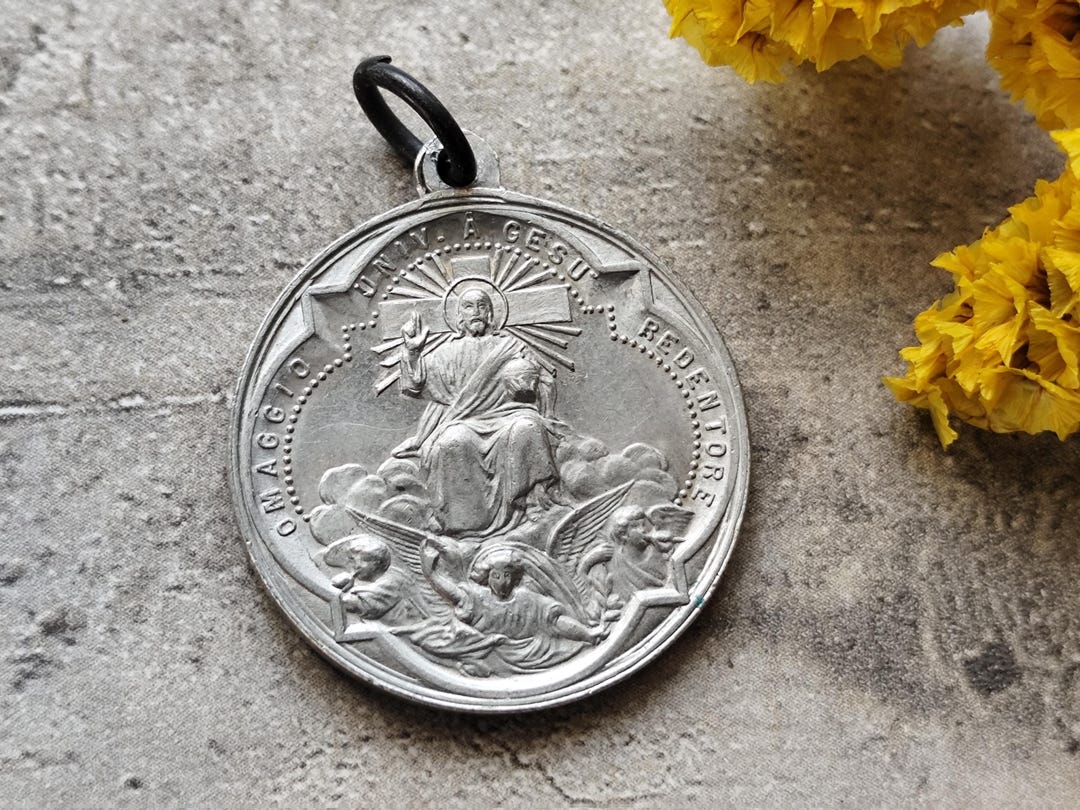 Médaille Religieuse Ancienne Du Pape Léon XIII – Réf. 76 – Objet De Collection