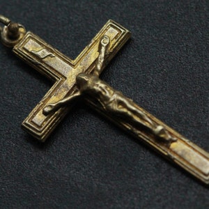 antique gold-plated pectoral cross
