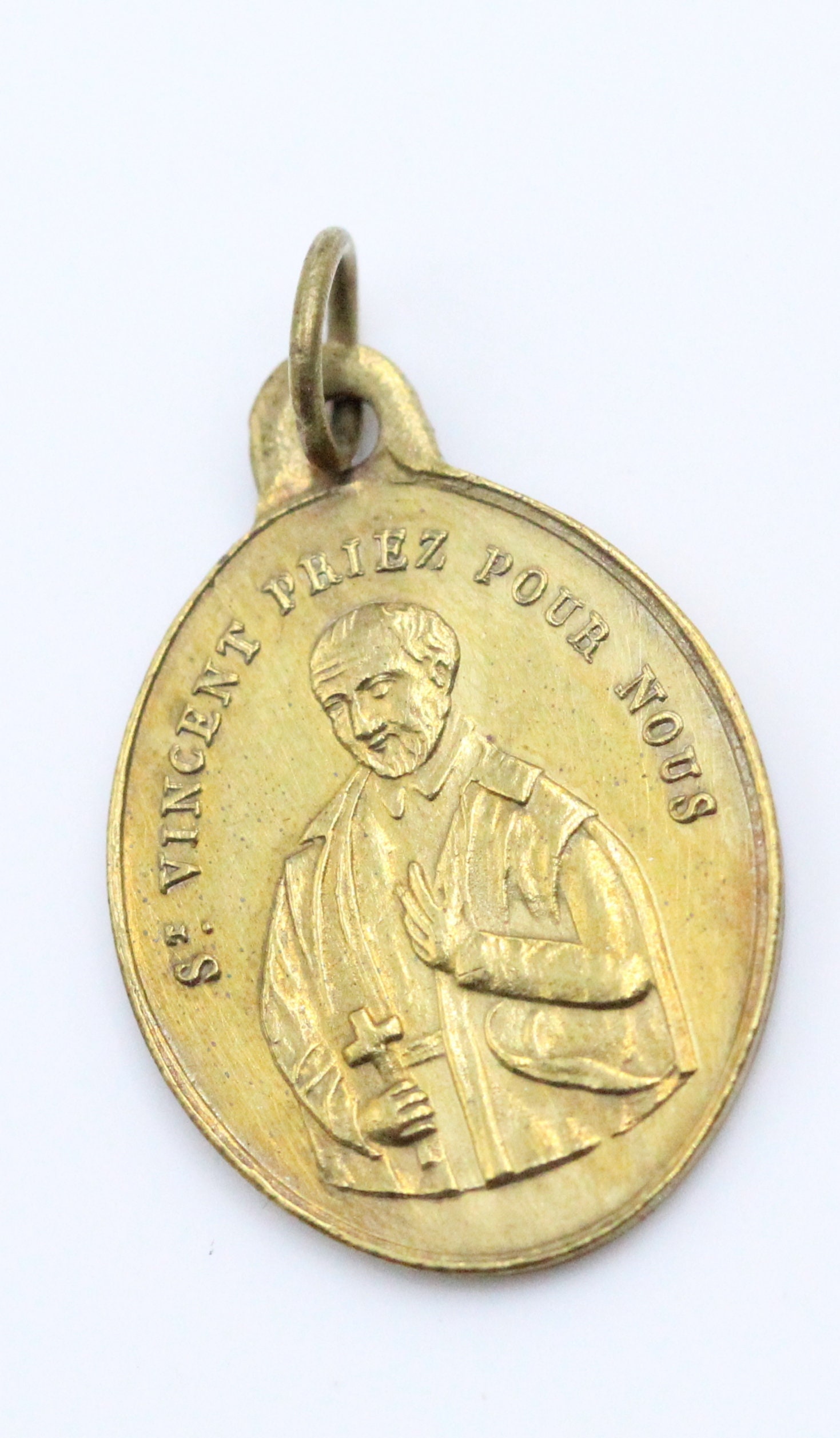 Rare Médaille Saint Vincent et Notre Dame de Grâce