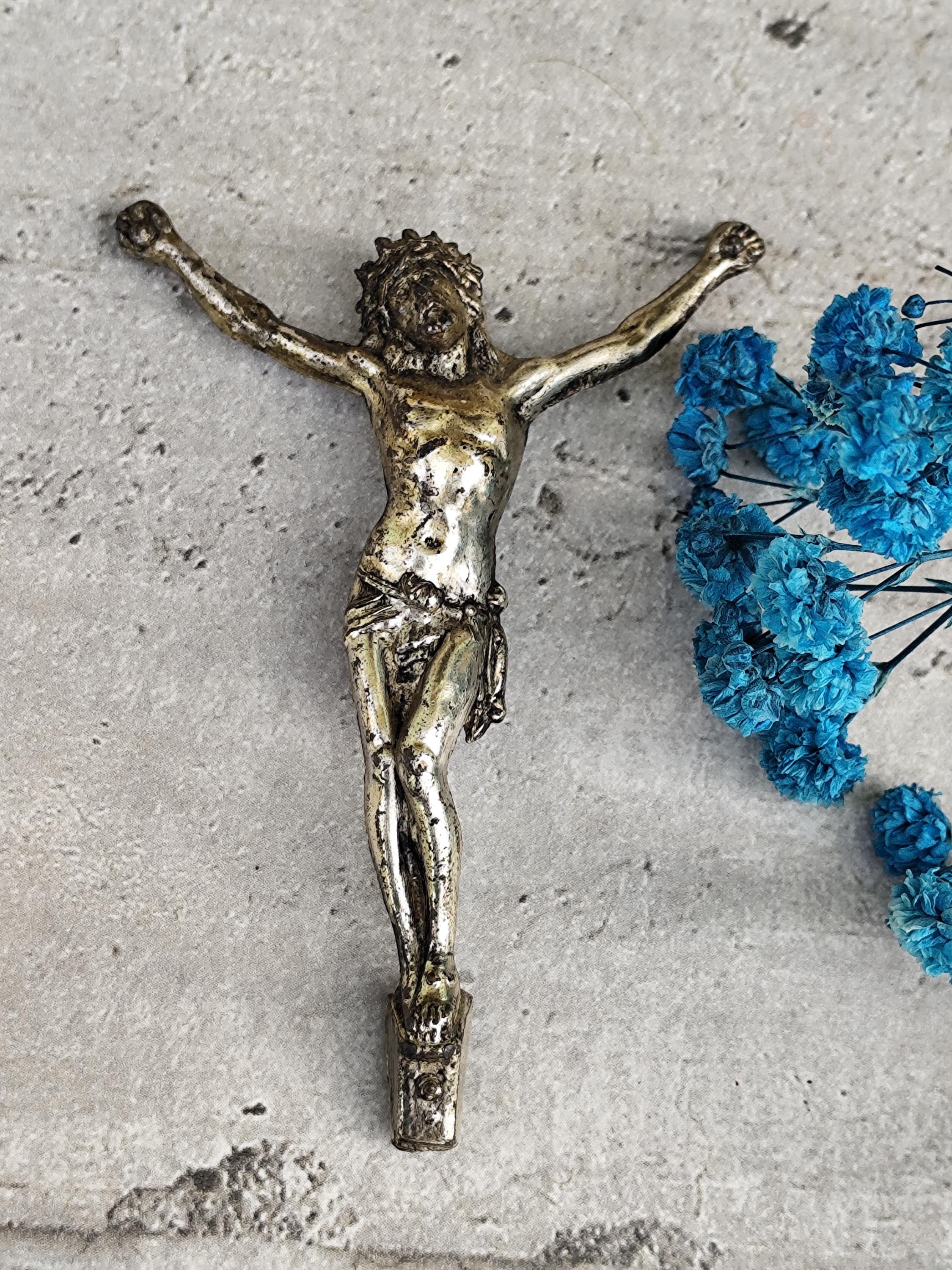 トップス rare FUGA Jesus Crucifix Glitter Coat Antique Crucifix, Large Metal Christ Figure (corpus Christ) - Etsy
