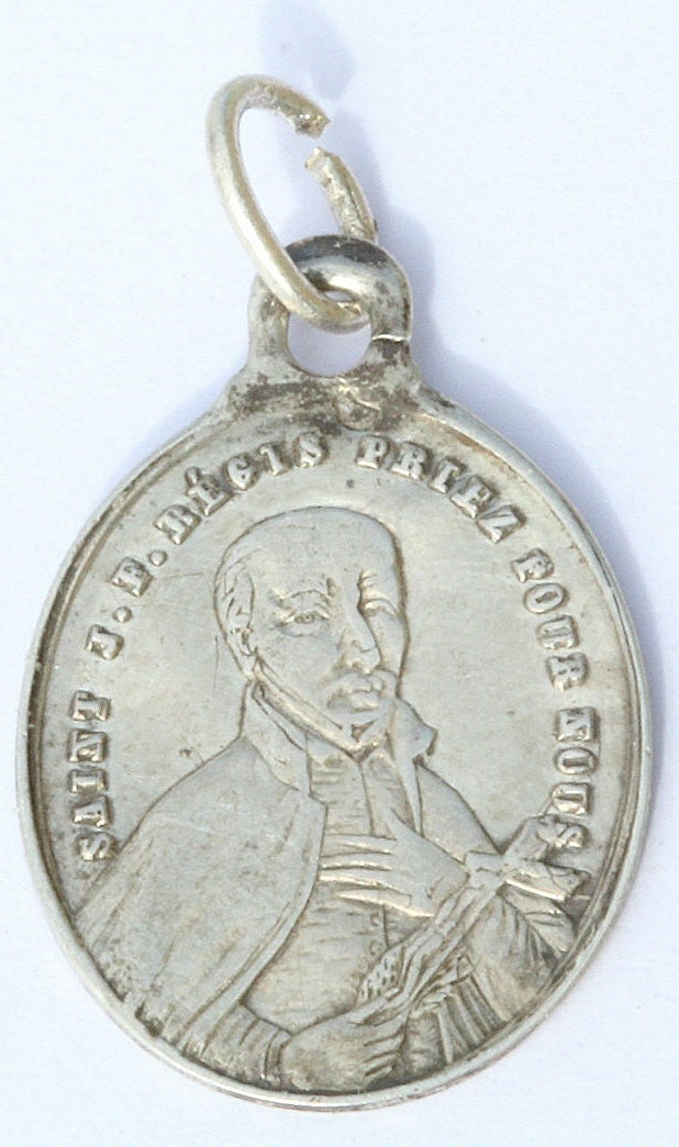 Rare Ancienne Médaille Saint Regis