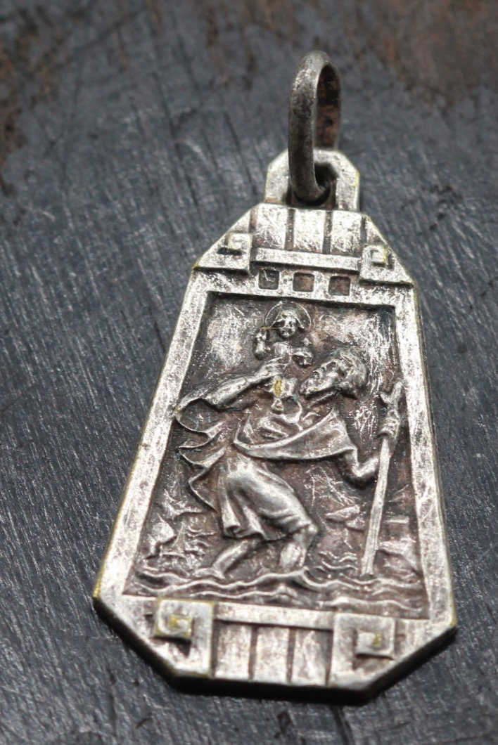 Rare Médaille Saint Christophe
