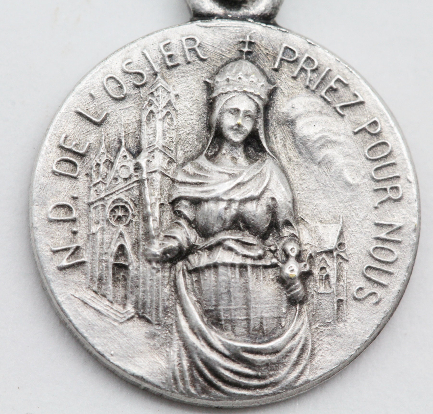 Rare Médaille Notre Dame de L'osier