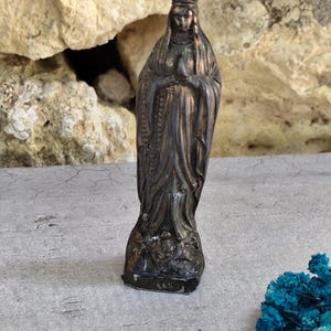 Ancient religious statue of the Virgin Mary