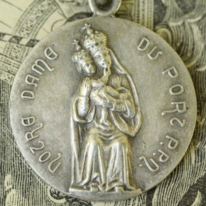 rare our lady of the port medal