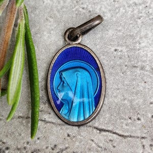Virgin Mary Lourdes Medal
