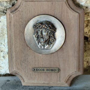 rare plate Jesus Christ ecce Homo