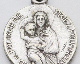 Our lady Fourvière medal