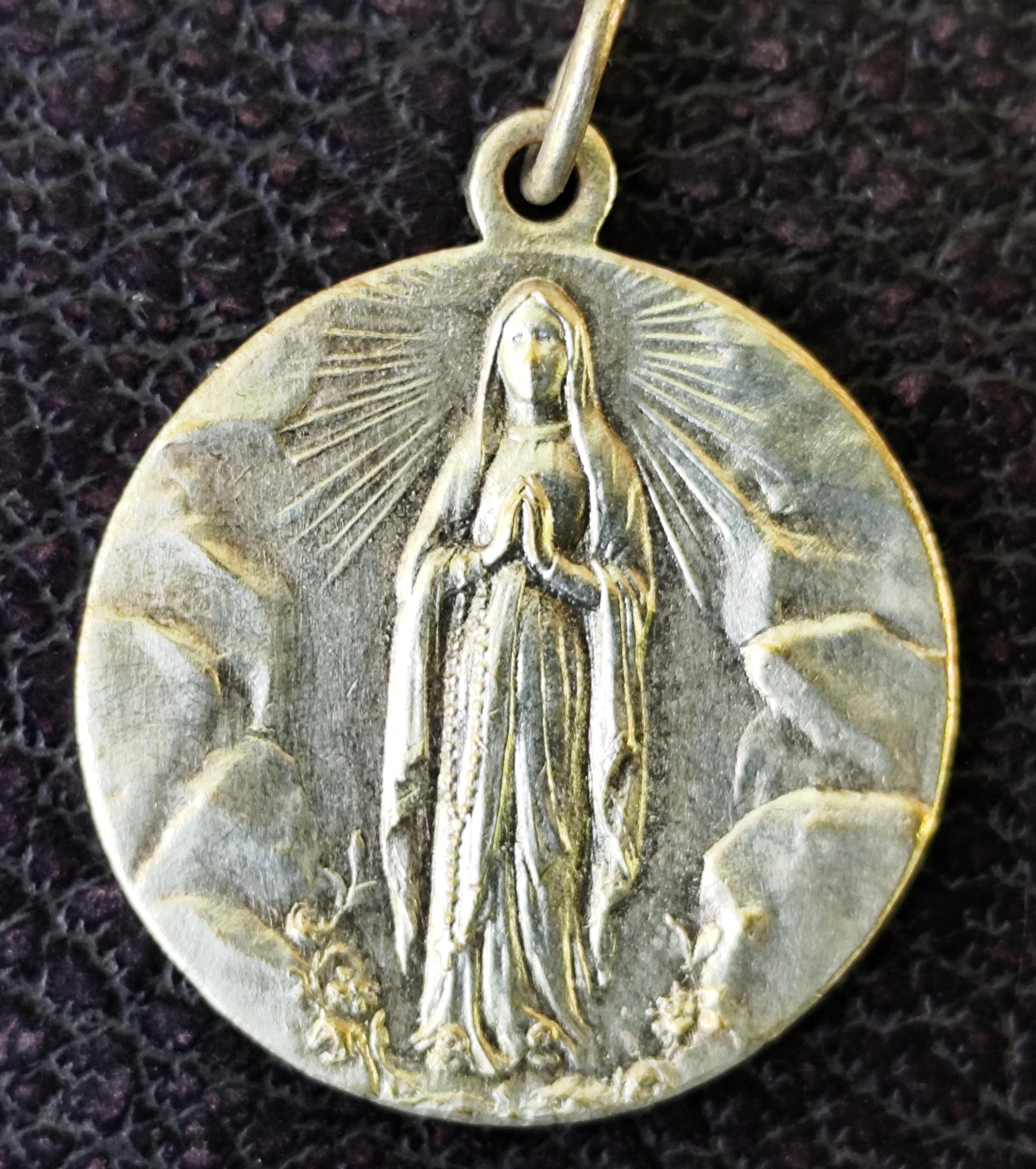 Médaille Pèlerinage à Lourdes - Diocèse De Montauban - Laiton - Occasion