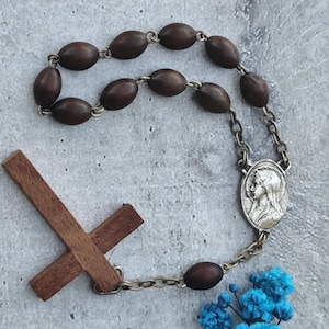 Lourdes rosary ring