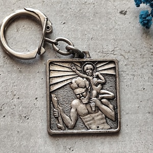 saint Christopher keychain
