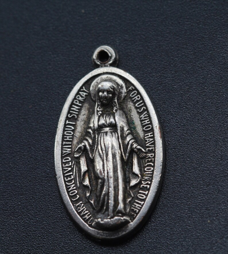 Virgin Mary Miraculous Medal - Etsy