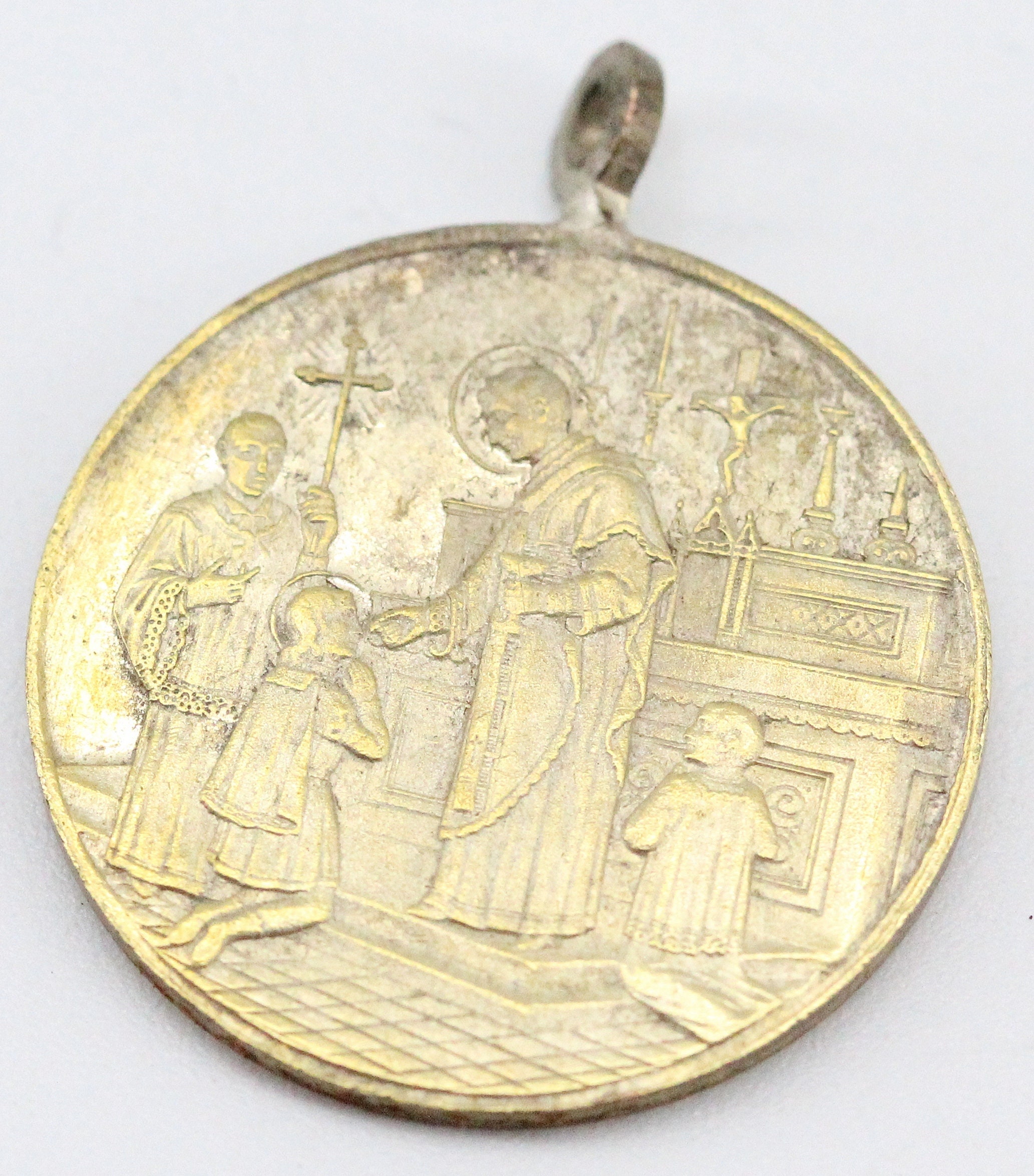 Antique Médaille de Communion