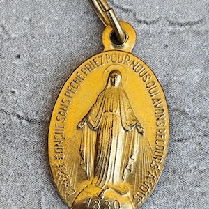 Virgin mary medal