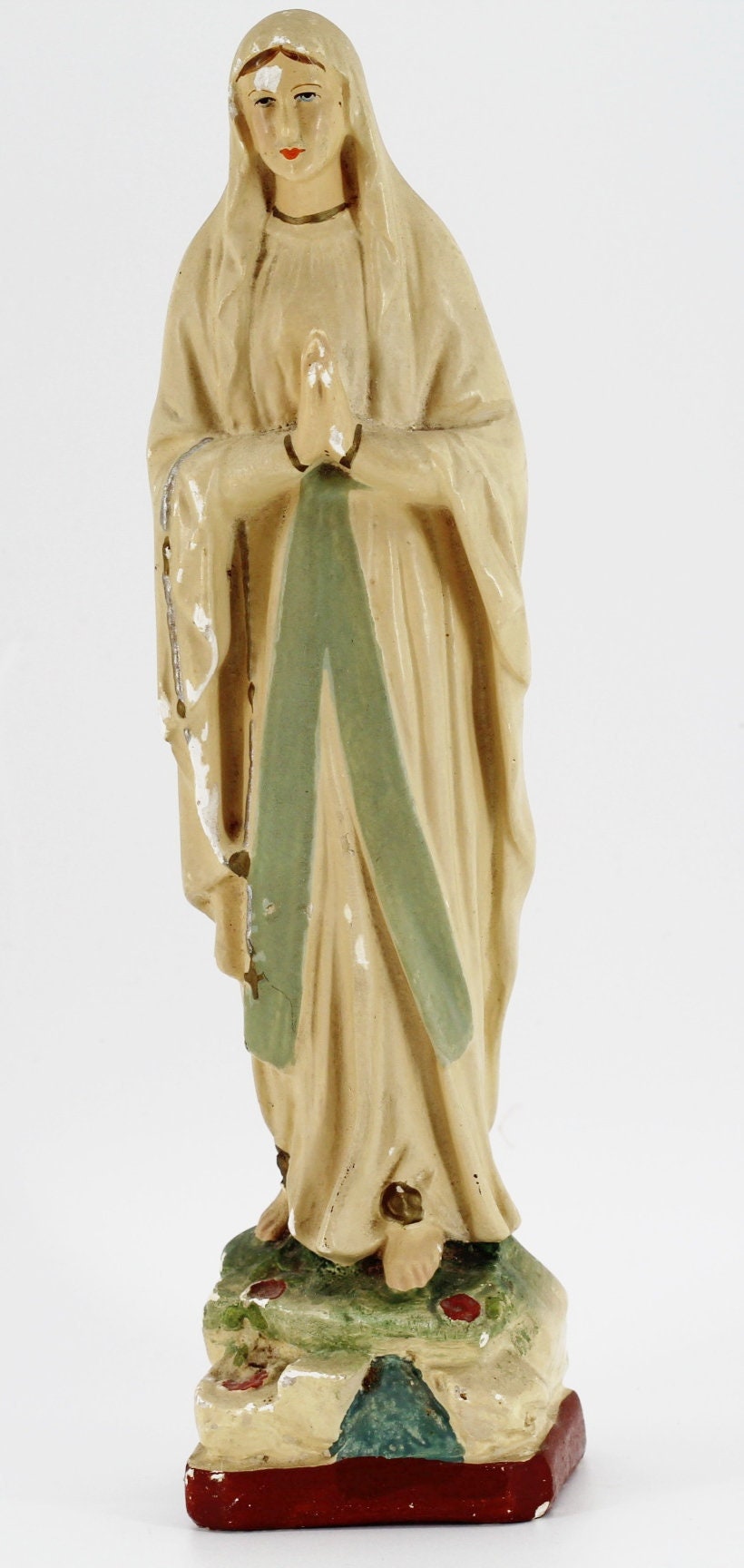statue Vierge Marie en Platre