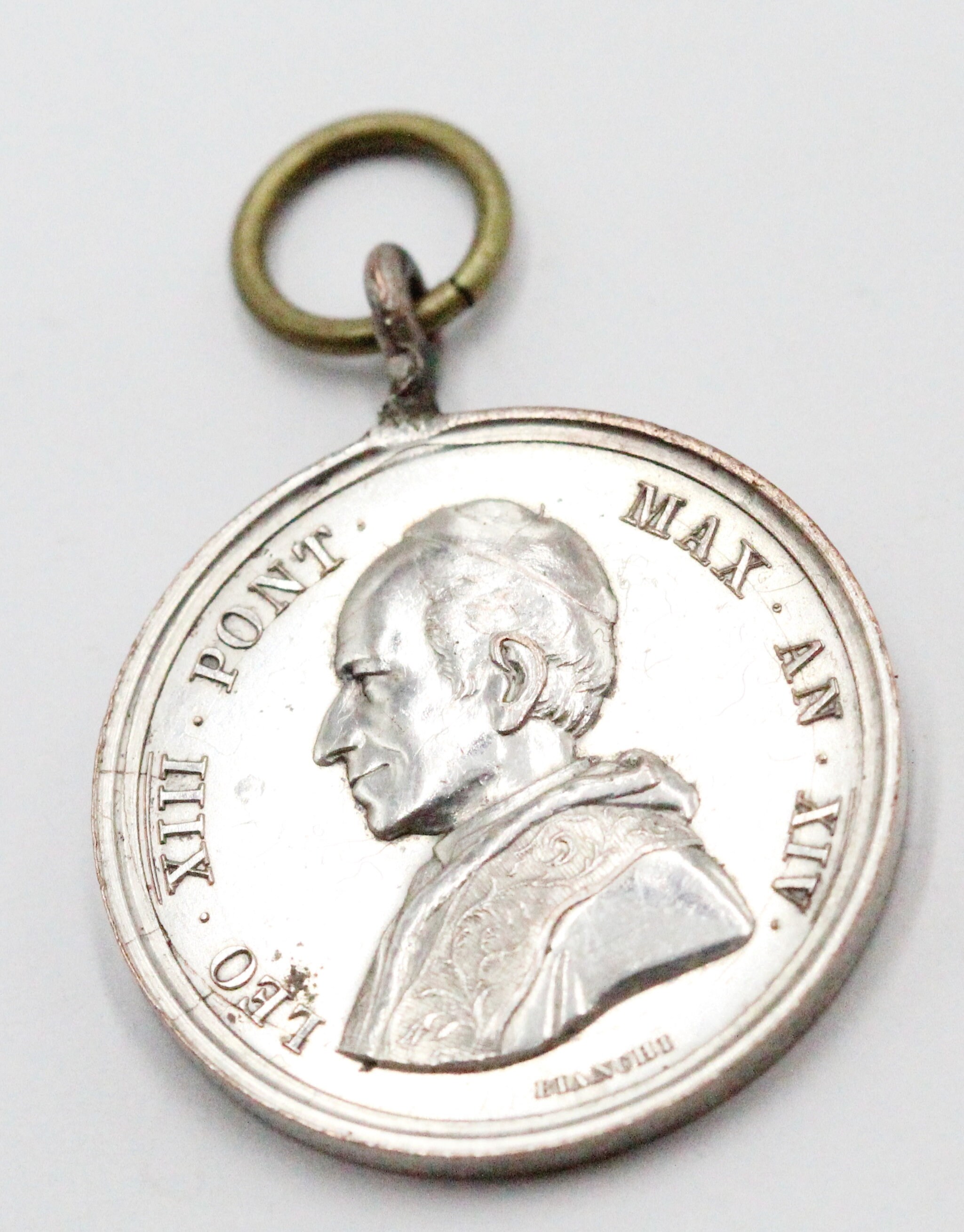 Ancienne Médaille Religieuse Du Pape Léon Xiii