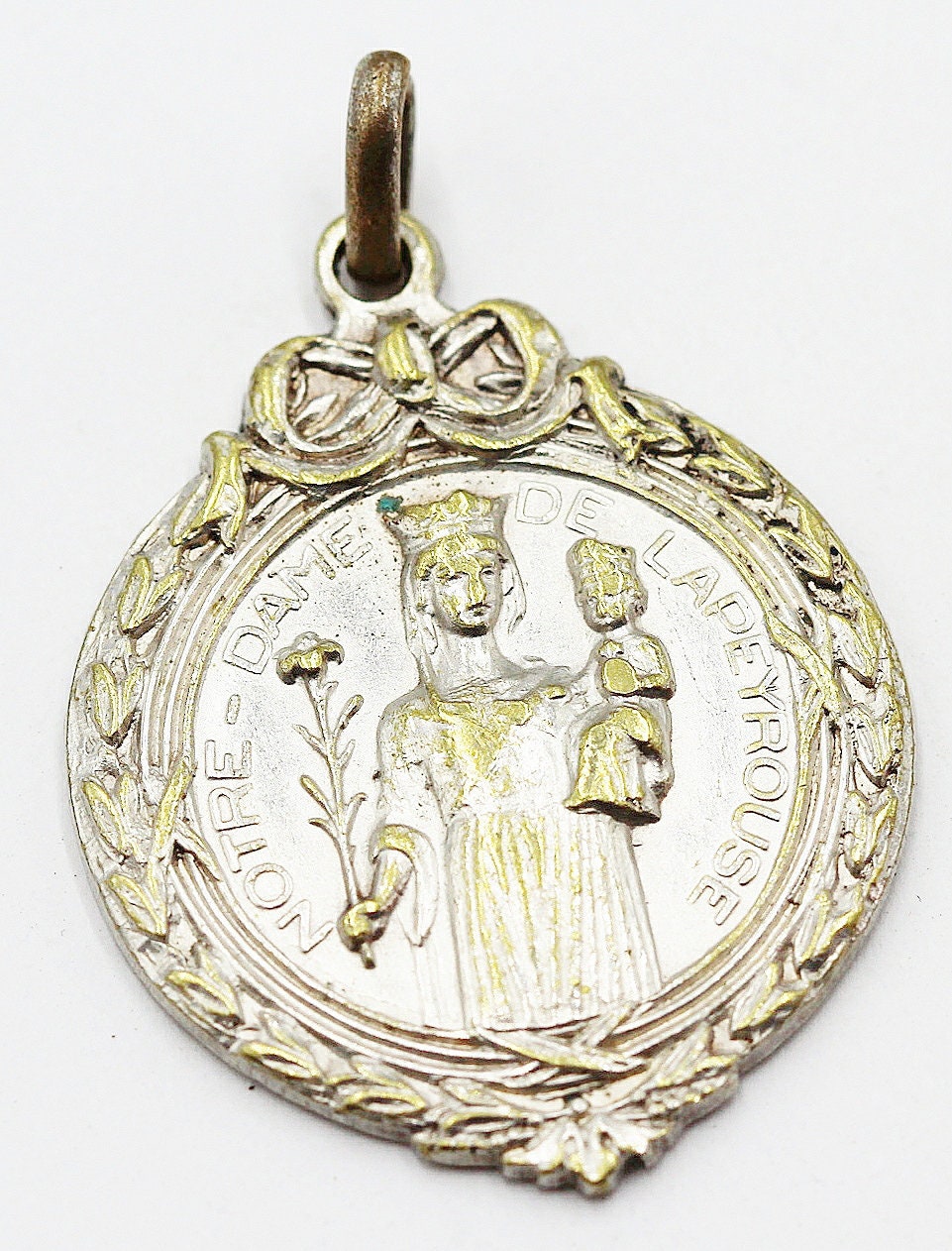 Rare Medaille Art Déco Notre Dame de Lapeyrous