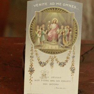 Ancienne image pieuse