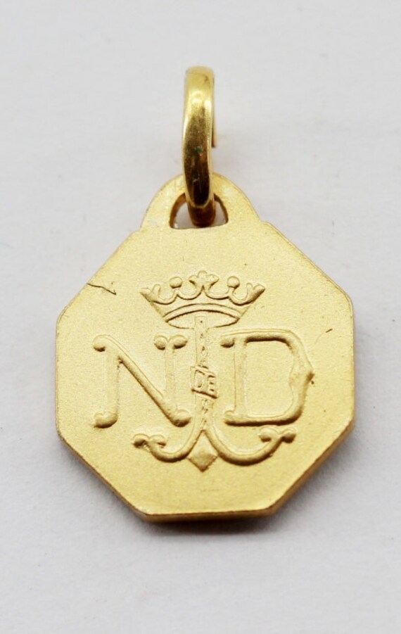 Ancienne Médaille de Lourdes