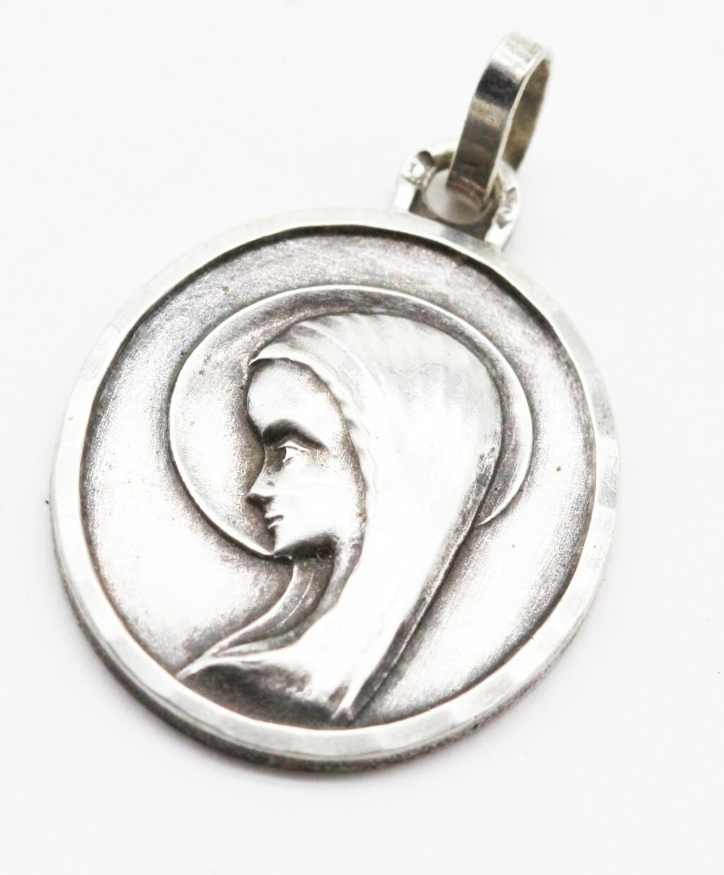 Ancienne Médaille Religieuse Vierge Marie