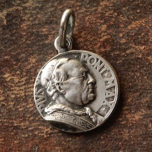 pope  pie XI medal