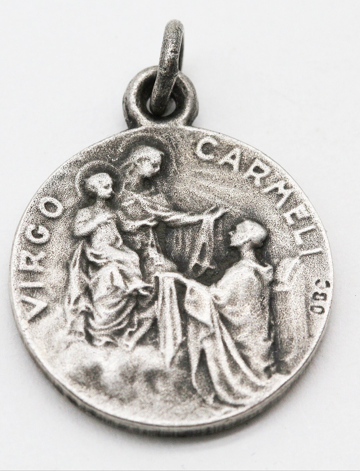Antique Médaille Virgo Carmel