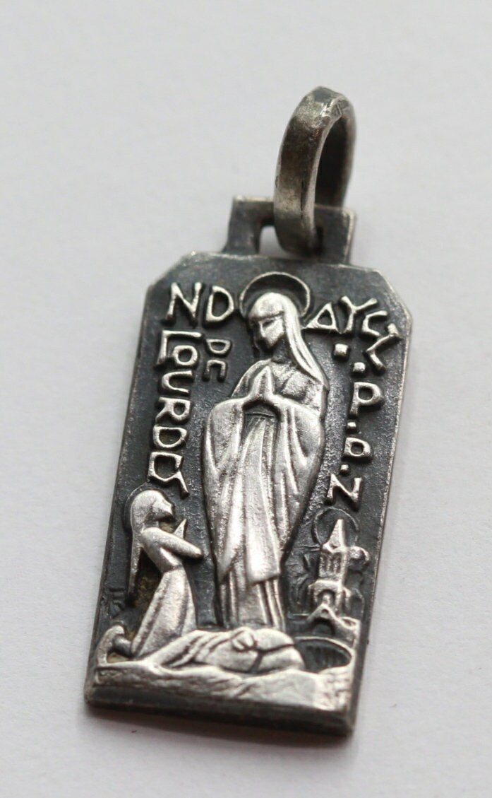 Rare Médaille de Lourdes Par Ferdinand Py