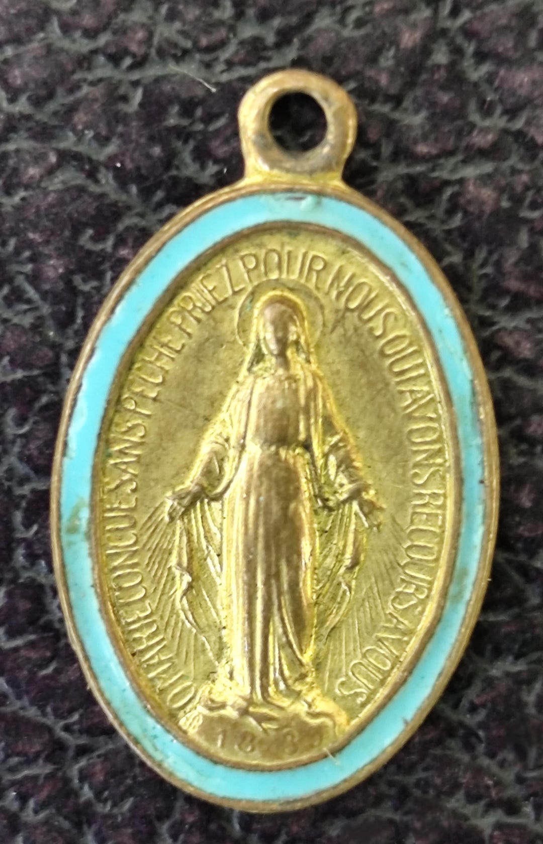 Religious Medal of the Virgin Mary 1830 Miraculous Miraculous Medal of ...