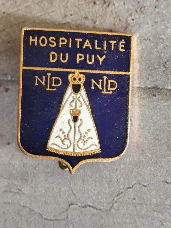 Our Lady of Le Puy Hospitality Brooch in Enamel