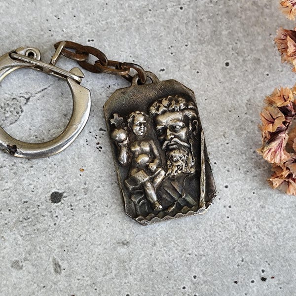 saint Christopher keychain
