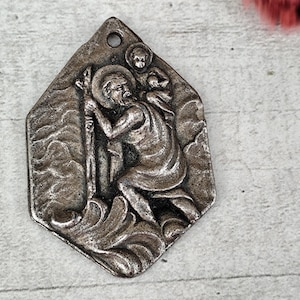 large saint christopher medal