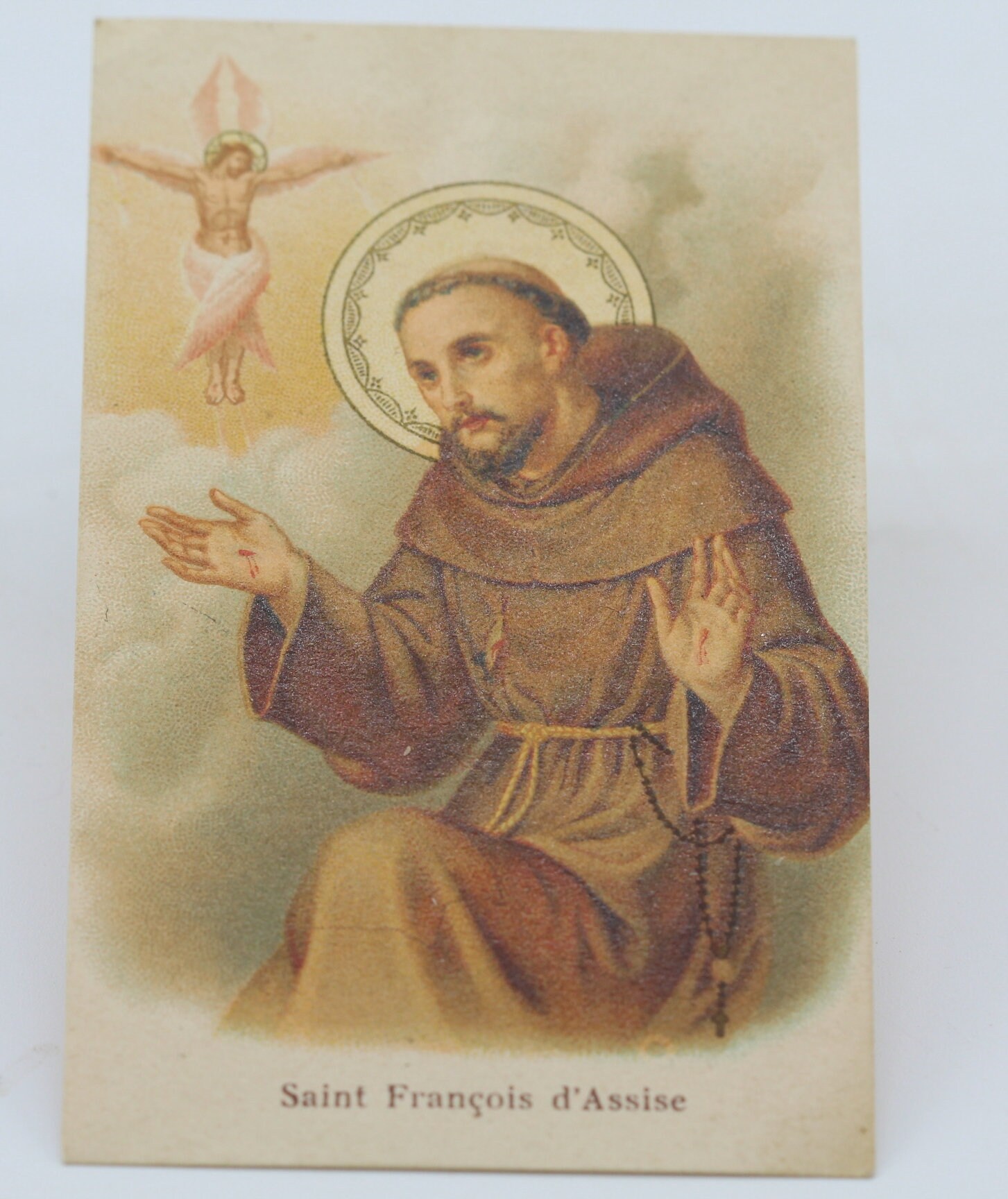 Ancienne Image Pieuse Saint François d'assise