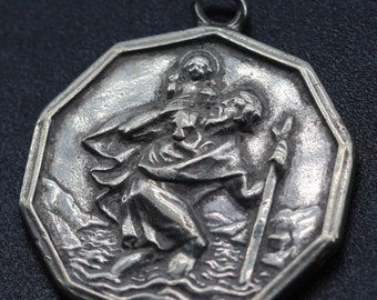 rare Saint Christopher medal.