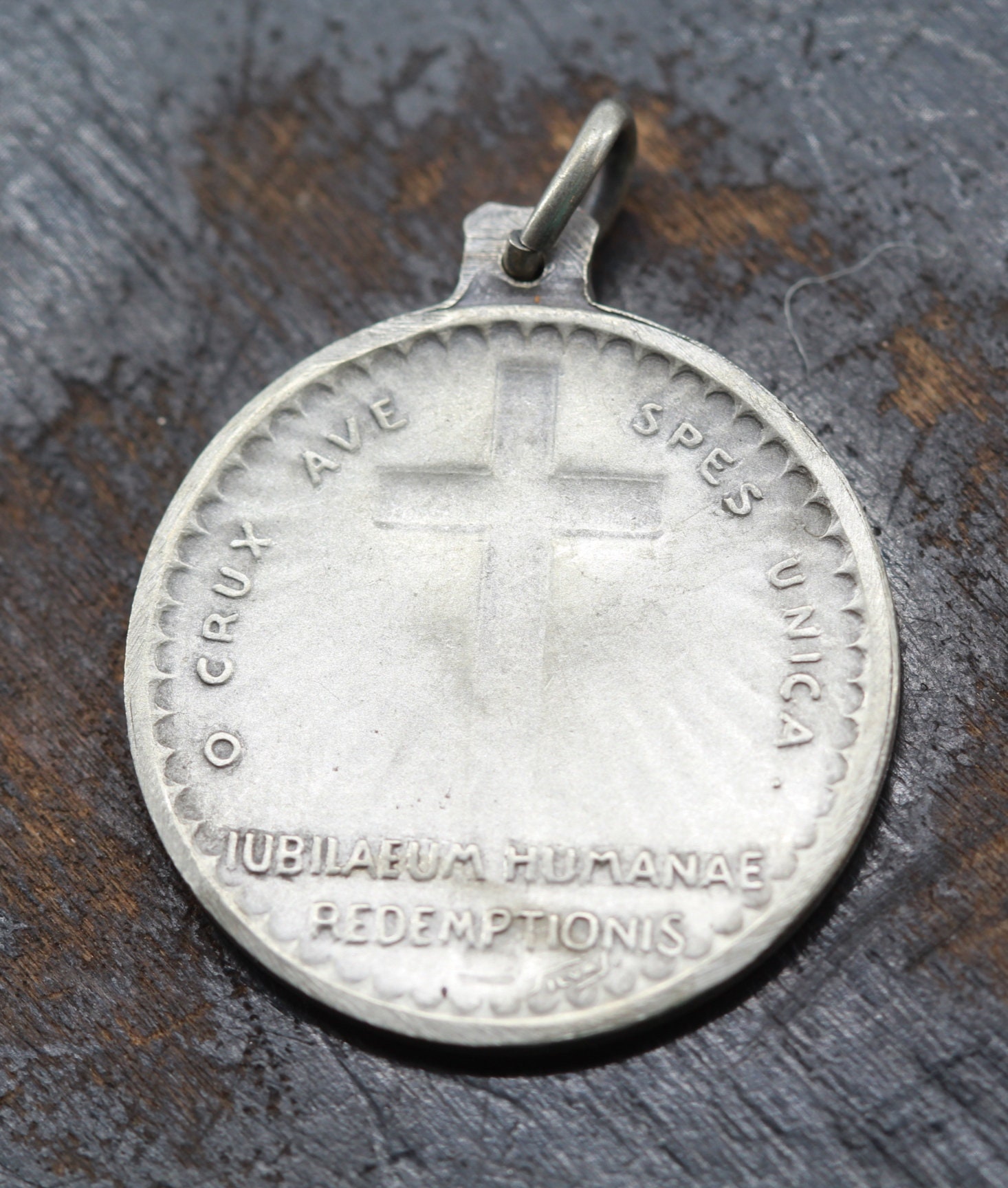 Rare Médaille Religieuse 1933-34 Pius Xi Jubilaeum Humanae Redemptionis